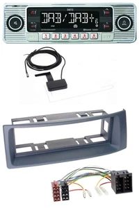 Dietz Bluetooth USB MP3 DAB Autoradio für Renault Scenic Megane bis 03 grau - Bild 1 von 9