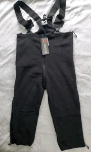 POLARTEC DSCP Classic 200 FLEECE BIB OVERALL SKI SNOW PANTS Medium Short/Reg - Picture 1 of 8