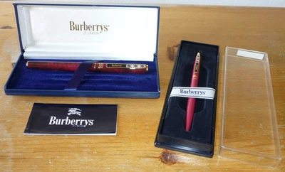 Burberrys – Füller & Kugelschreiber – Set – Pentel – Japan – Burberry - Bild 1 von 4