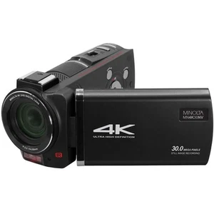 Camcorder - 4K Ultra HD, 30MP Photos, Night Vision with IR LEDs, 16X Zoom, Ti... - Picture 1 of 6