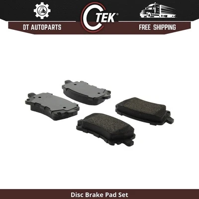 Para Volkswagen Eos 2007-2009 | Pastillas de freno de disco traseras centradas | Cerámica Foto 1 de 4