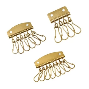 Key Row Organizer Key Case Hardware Keyhole Mounting Bracket 4/6/8 Keyring DIY - Picture 1 of 14