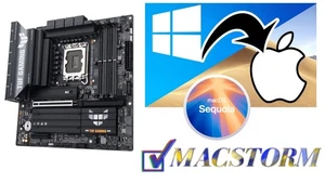 macOS Sequoia for PC Asus TUF Gaming B860M-Plus hackintosh - Picture 1 of 15