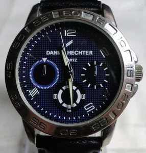 Blau/Silber DANIEL HECHTER for Atlas for men Watch Quarz Analog Armbanduhr - Bild 1 von 13
