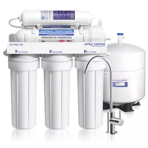 APEC Water Systems Reverse Osmosis 50 GPD Alkaline Water Filtration System - Picture 1 of 9