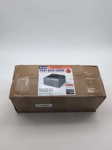 Prinfort 8 Stück 4x4 Aluminium Deck Pfosten Bodenabdeckungen schwarze Oberfläche tatsächlich 3,5"x3,5" - Bild 1 von 5