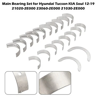 🚗Main Bearing Set for Hyundai Tucson KIA Soul 12-19 21020-2E000 23060-2E000 Foto 1 de 4