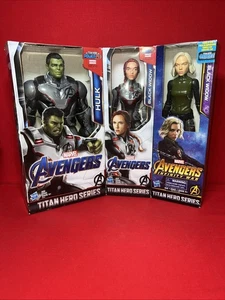 Avengers Marvel Endgame Titan Hero Hulk & Black Widow & Infinity War Black Widow - Picture 1 of 5