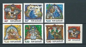 NEW ZEALAND 1999 NEW ZEALAND CHRISTMAS SET OF 7 UNMOUNTED MINT - Picture 1 of 1