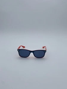 Ray Ban New Wayfarer Kids Gleitsicht Sonnenbrille - Blau, Orange - Bild 1 von 2
