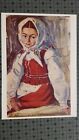Soviet Postcard 1969 Elena Kulchitskaya Girl in a captar 1928 Ukrainian Art