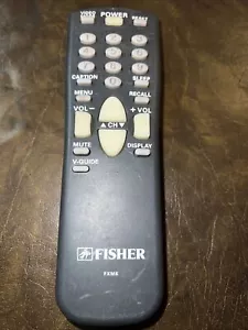 Control remoto de TV Fisher Sanyo FXMK PC-25S00 PC25S90 OEM raro - Imagen 1 de 1