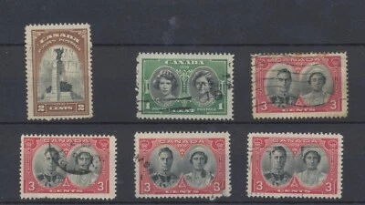 Canada Stamps: 1939: Royal Visit: SG372/4; Used: Set E - Image 1 of 4