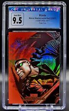 2007 Marvel Masterpieces Set 1 #12 Rainbow Foil - Blade - CGC 9.5 Gem Mint Pop 1