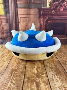 Club Mocchi Mocchi Nintendo Mario Kart Spiny Shell Plush Pillow - Blue 15” - Picture 1 of 9