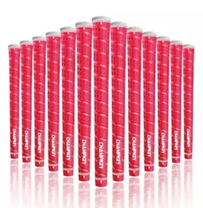 CHAMPKEY Y-PRO Performance Rubber Golf Grips 13 Pack - Standard, Red - Picture 1 of 2