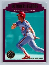 MIKE SCHMIDT 1995 Upper Deck SP October Legends #112 Phillies