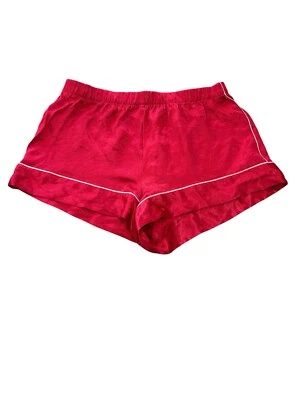 Shorts de dormir Victoria’s Secret vermelho elástico cintura tamanho pequeno - Imagem 1 de 3