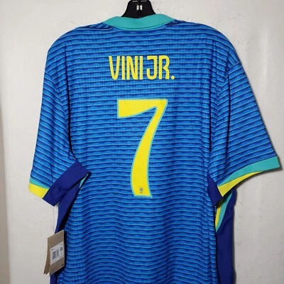 Vinicius Jr Brazil National Team Jersey Men's XXL Nike ADV Soccer Kits Green NWT - Image 1 of 4
