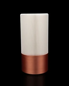 Stripes Fancy Office Dorm Room Collection – 3D Printed - Minimalist Table Lamp - Picture 1 of 5