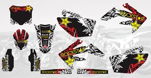 AM0163 DIRT BIKE MOTOCROSS GRAPHICS DECALS STICKERS FOR HONDA CRF250 R 2008 2009 - Picture 1 of 1