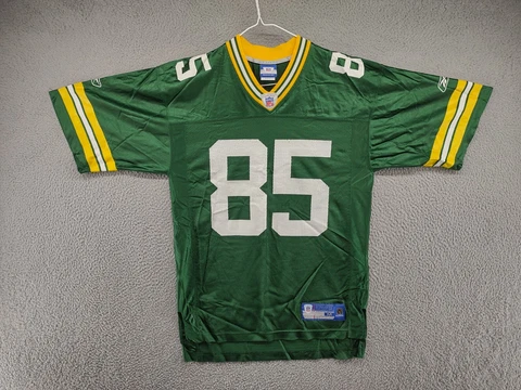 VTG Green Bay Packers Greg Jennings #85 Reebok On Field Jersey Men's Size Medium Cover