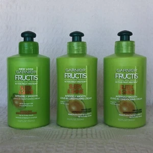 Crema Acondicionadora Garnier Fructis Elegante y Brillante 10,2 Fl Oz Ea Lote de 3 - Imagen 1 de 2