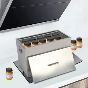 Canner bagno acqua bollente acciaio inox piano cottura pentola porta lattine 50L - Foto 1 di 11