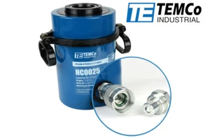 TEMCo Cilindro Hidráulico Hueco Ram 60 TONELADAS 2 In Stroke 5 AÑOS Garantía - Imagen 1 de 4