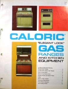 Vtg CALORIC Appliances Catalog RETRO Kitchen Range Ovens Broiler 1970 - Bild 1 von 4