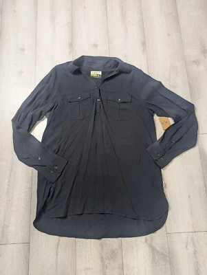 Blusa Magellan para mujer XL negra linda captura Henley Fishgear nueva con etiquetas Foto 1 de 4