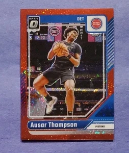 2024-25 Panini Donruss Optic - Red Glitter #143 Asur Thompson /75 - Picture 1 of 2