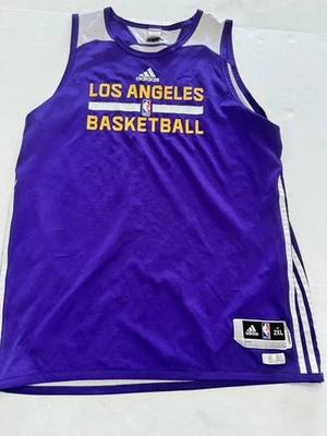 Nike Los Angeles Lakers Men's Practice Jersey by Adidas Size XXL Purple - Image 1 of 4