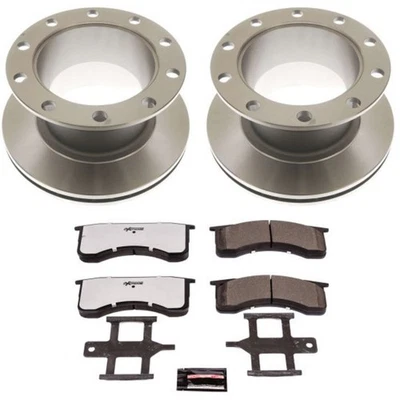 MDK8379 Powerstop 2-Wheel Set Brake Disc and Pad Kits Rear for Chevy GMC 03-09 - Image 1 of 4