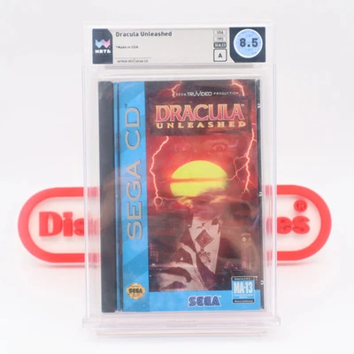 Sega CD Game DRACULA UNLEASHED - WATA GRADED 8.5 A! NEW & Factory Sealed! - Image 1 of 4