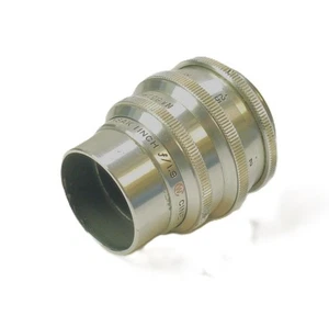 Wollensak 1 inch f1.9 Cine Raptar coated chrome C mount lens - Picture 1 of 5