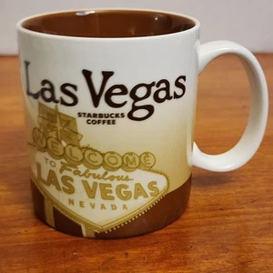 Starbucks Coffee Mug Tea Cup Las Vegas 2009 Collector Series 16oz Exc Condition - Imagen 1 de 8