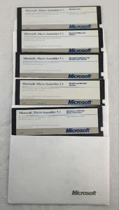 Microsoft Macro Assembler 5.1 MS OS/2 & MS-DOS Software 5.25" Disks - Picture 1 of 3