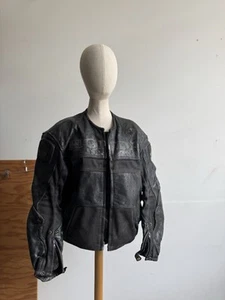Honda Joe Rocket Leather Armored Motorcycle Jacket Size 42 - Picture 1 of 3
