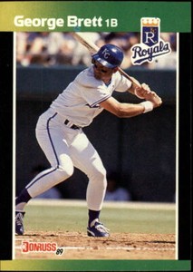 1989 Donruss Baseball's Best Baseball Card #7 George Brett  
