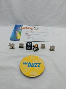 Scene It DVD Metal Movers Dice And Buzz Cards - Picture 1 of 5