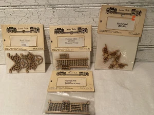 Miniature Dollhouse Decorative Supplies by Laser Tech Lot of 4 Accessories - Picture 1 of 5
