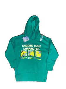 NWT Boys Green MEMBERS MARK Choose Your Character Hoodie 4/5 - Picture 1 of 1