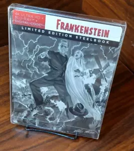 Frankenstein Steelbook (4K+Blu-ray)-NEW-w/PROTECTIVE SLEEVE-Free Box Shipping - Picture 1 of 9