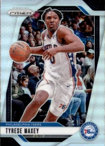 2024-25 Panini Prizm Basketball Tyrese Maxey Silver Prizm #96 76ers - Picture 1 of 2