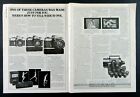 1978 MINOLTA 35mm Single Lens Reflex Cameras 2 Page Magazine Ad