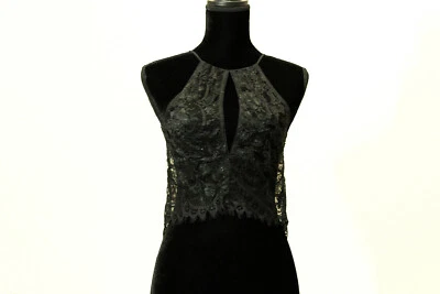 New Small Black Frederick's of Hollywood Noemi All Over Lace Bralette - Image 1 of 4