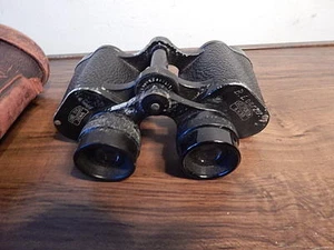 SIGNED BRUNO LOERZER LUFTWAFFE PILOT CARL ZEISS JENA DELTRINTEM 8X30 BINOCULARS - Picture 1 of 8