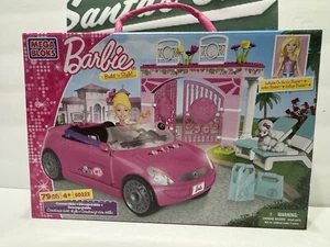 2012 Mega Bloks 79 pcs Mattel Barbie Build N' Style Convertible Set 80223. G13 - Picture 1 of 2