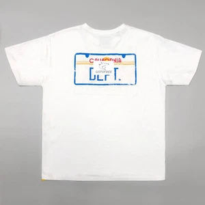 GOTOFREE MEN WOMEN WHITE COTTON T SHIRT HIP HOP CALIFORNIA TOP TEE NEW VINTAGE - Picture 1 of 5